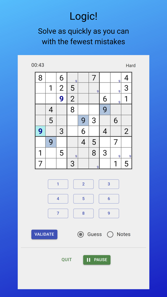 #1. Milesoft Sudoku (iOS) 由: Mile Software LLC