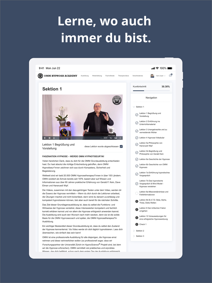 Omni Hypnosis Academy DEUTSCH