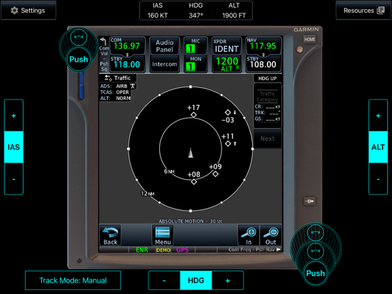 Garmin GTN Trainer iPad app afbeelding 3