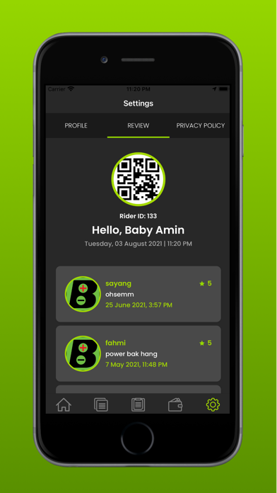 Bateriku Business Screenshot