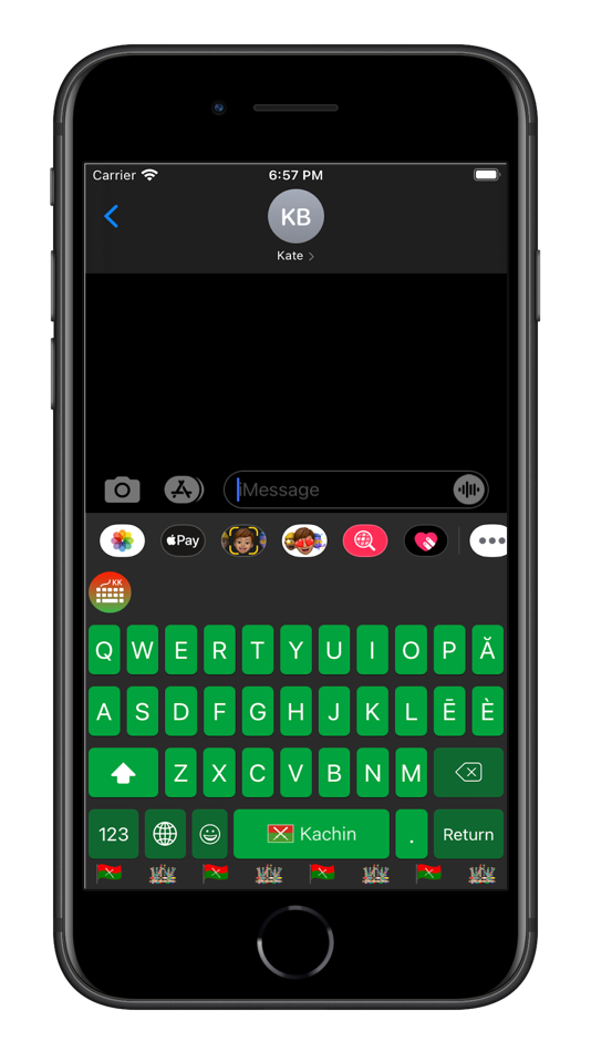 #10. Kachin Keyboard (iOS) By: Ah Zau Marang
