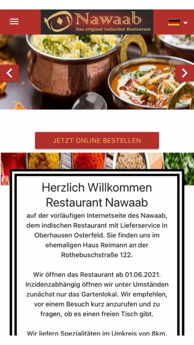 Restaurant Nawaab Screenshot
