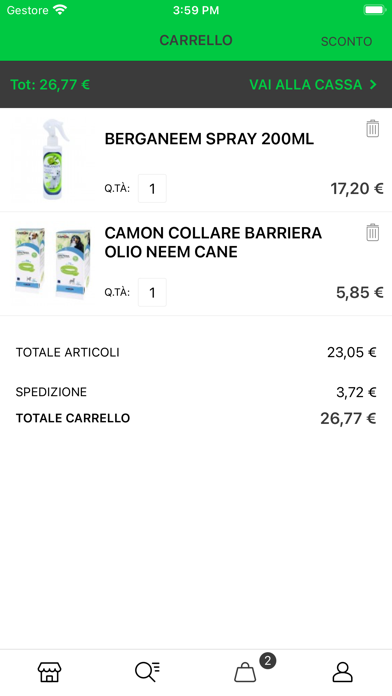 Yazoo Shop Screenshot
