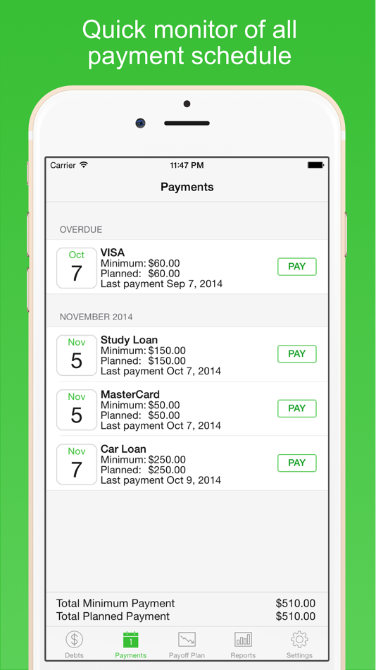 #3. Debts (iOS) 由: Coopla