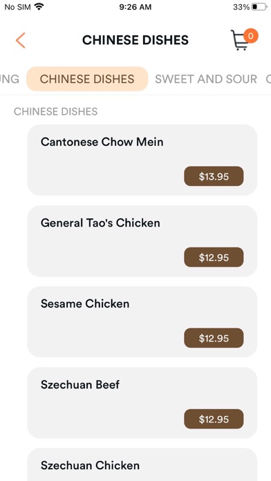 Jiayan Chinese Restaurant Screenshot