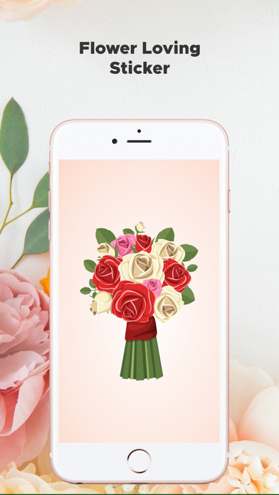 Screenshot #1 pour Flower Loving Stickers