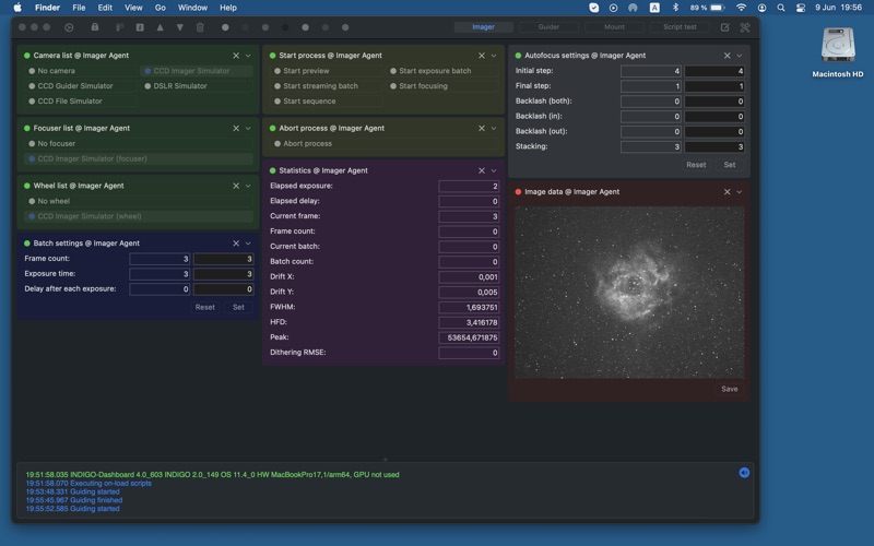 Screenshot #1 pour INDIGO Dashboard