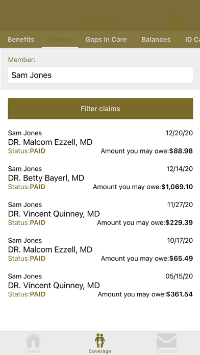 S&S Health Screenshot
