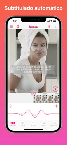 Image 1 Subtítulos - Editor de texto iphone