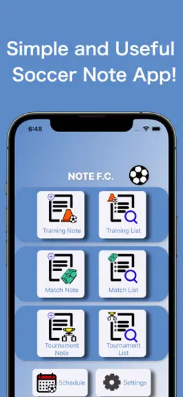 Game screenshot NOTE F.C. - Soccer note app - mod apk