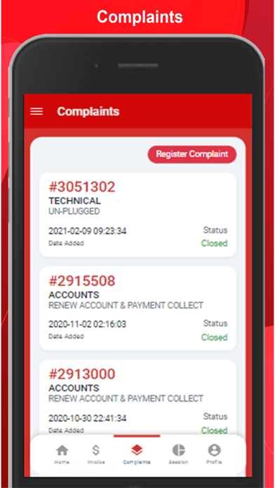 Hireach Broadband Screenshot