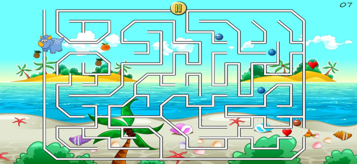 Dino Maze Dinosaur kids games