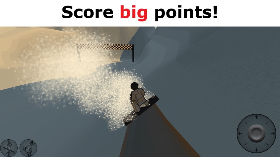 #3. Snowboarding3D (iOS) 由: Yolleg Ltd