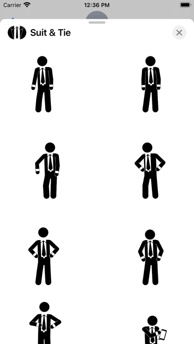 Suit & Tie Animated Emotes Screenshot