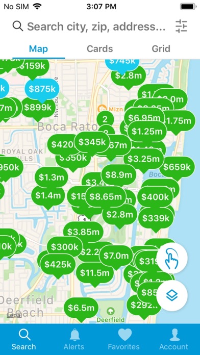 Florida Home Search Screenshot