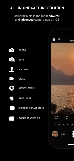 ‎CameraPixels PRO Screenshot