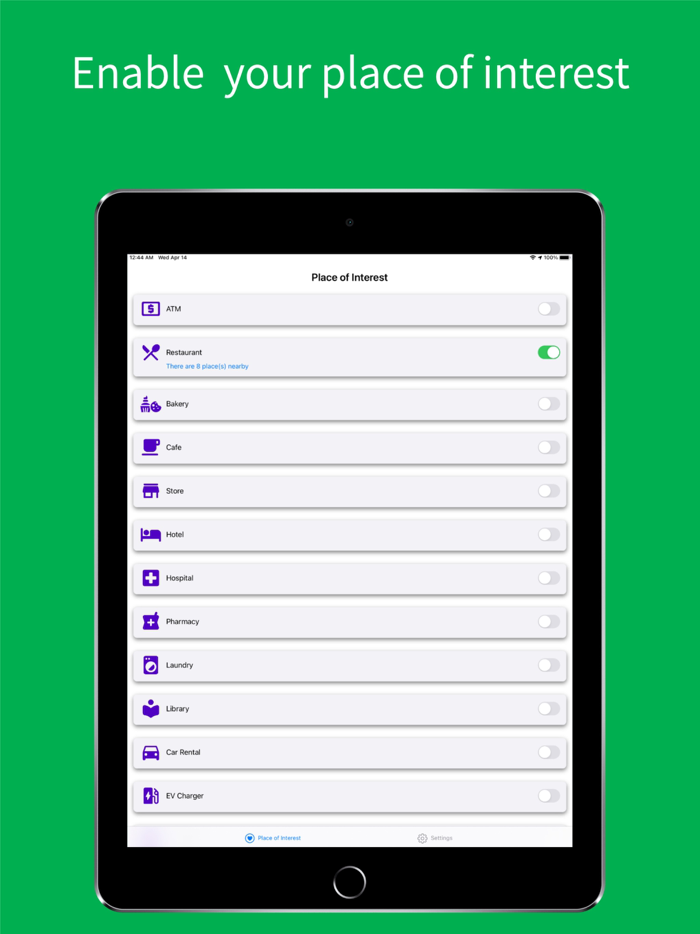 Find Nearby Place of Interests