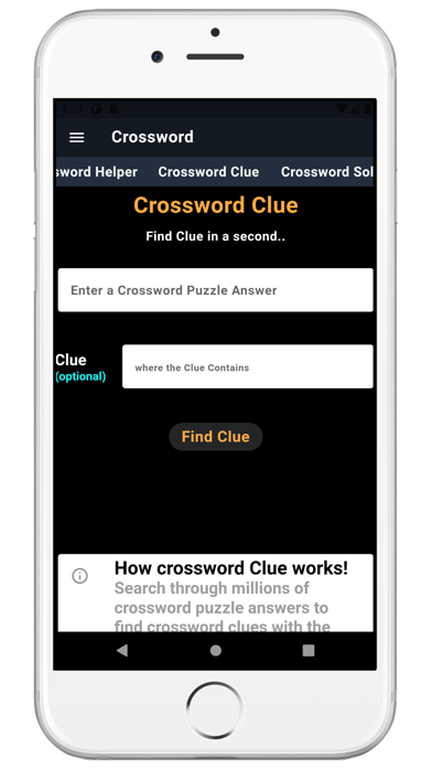 Crossword Page Screenshot