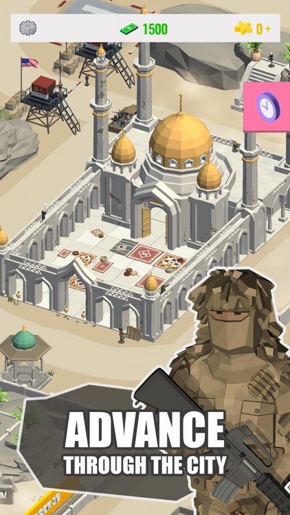 Idle Warzone 3d: Military Game screenshot-3