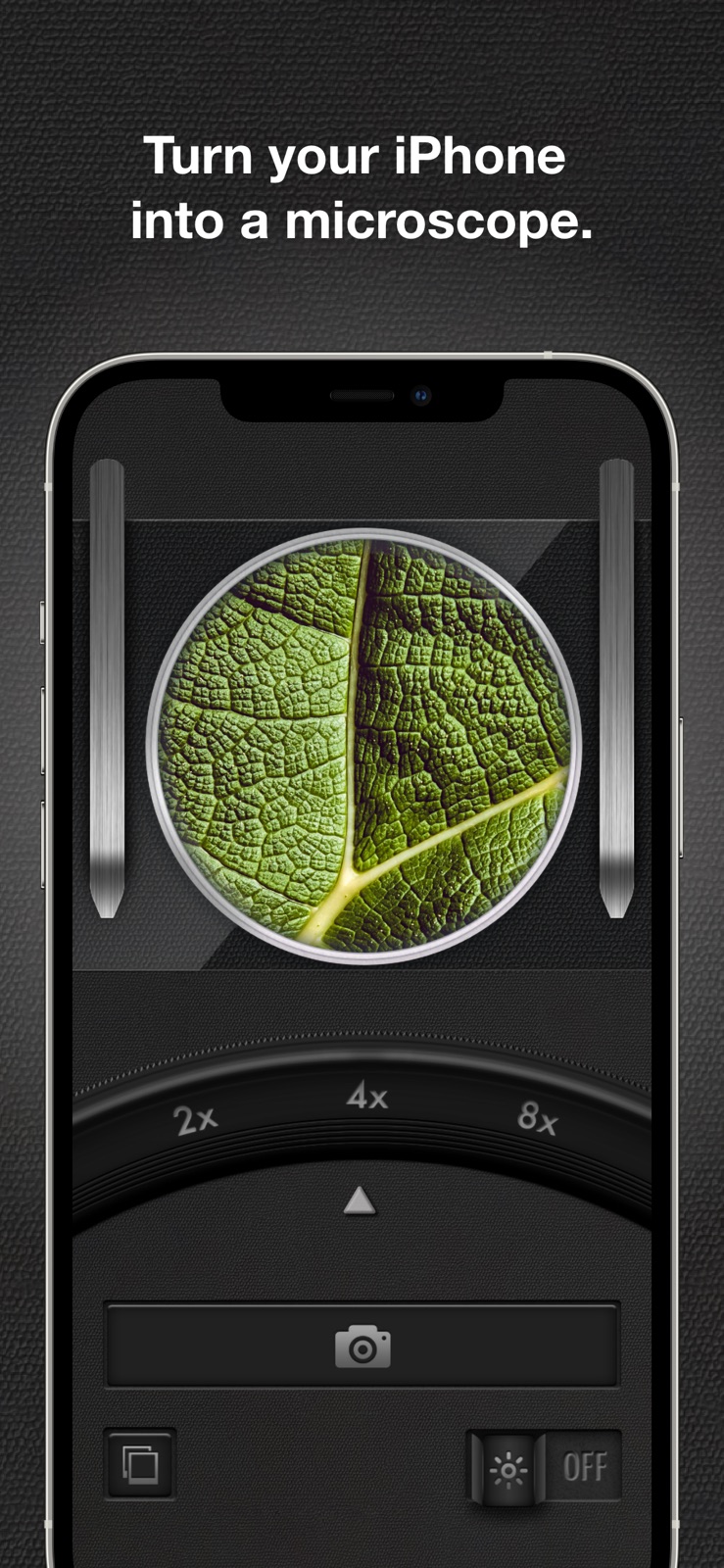 iMicroscope - Magnifying Glass iphone screenshot 1