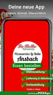 pizzaservice la bella ansbach iphone screenshot 1