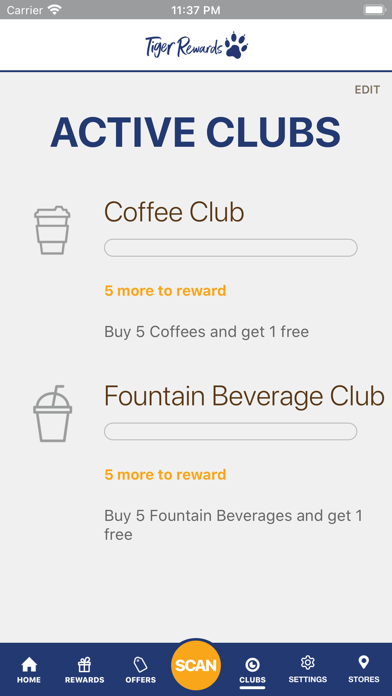 Tiger Rewards Screenshot