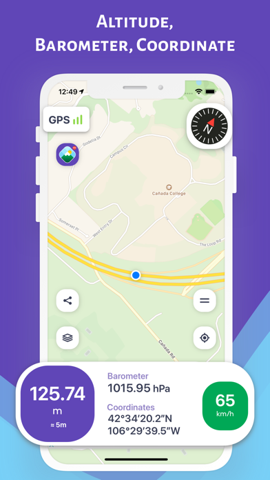 Altimeter Pro: Compass, GPS Screenshot