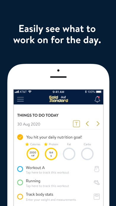 Gold Standard Health Screenshot