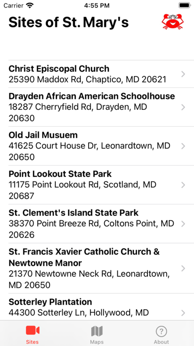 Sites of St. Mary's Screenshot
