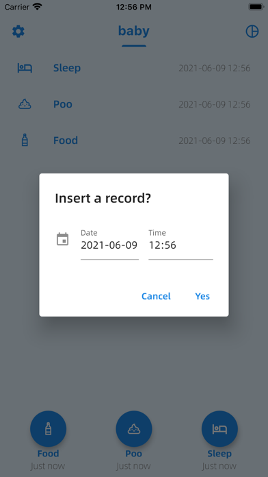 Baby Growing Record Screenshot