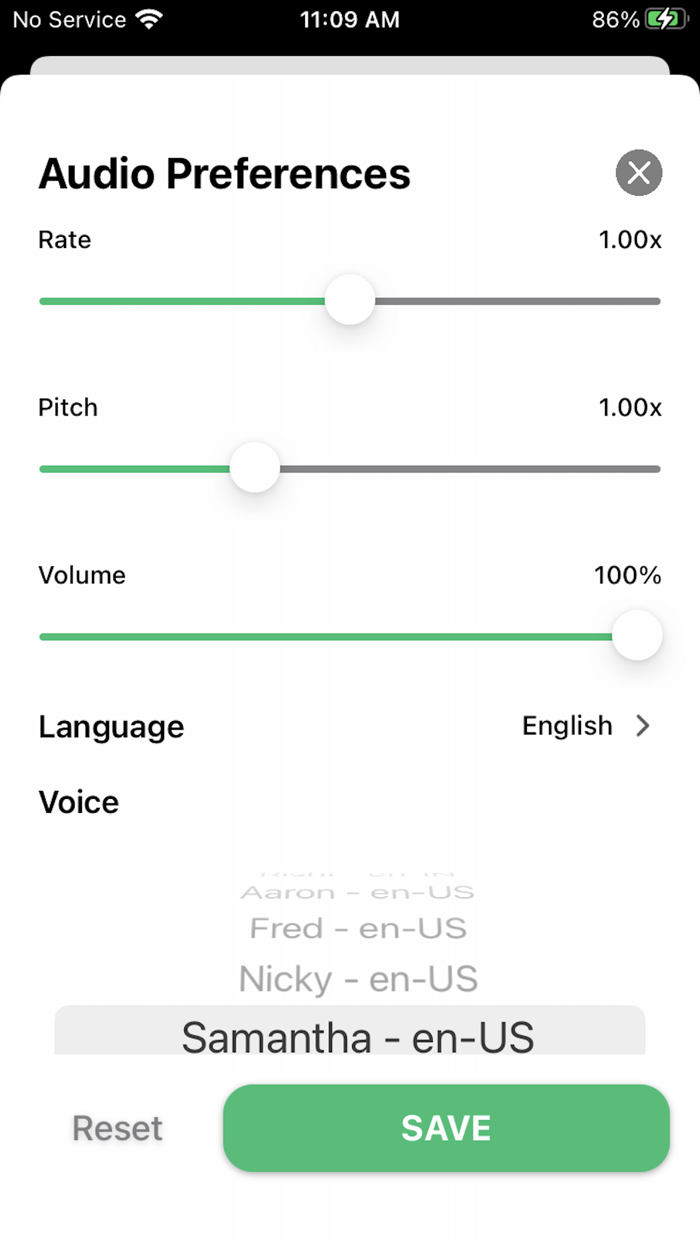 Text to Speech Reader App