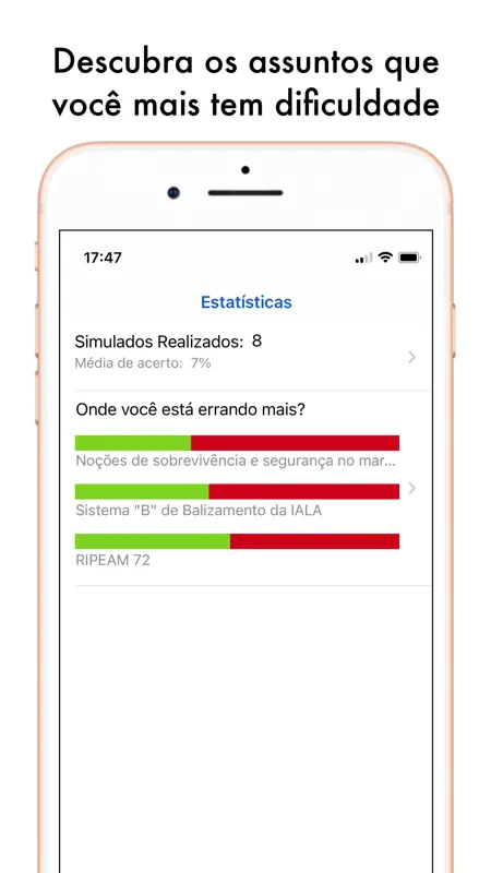 Simulados Motonauta e Arrais screenshot 3 of 7