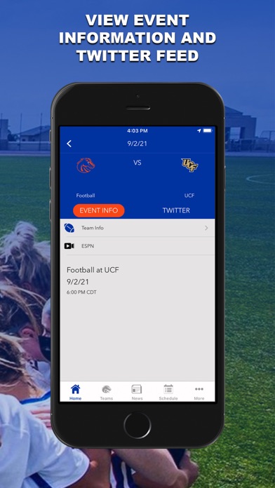 Boise State Broncos Athletics Screenshot