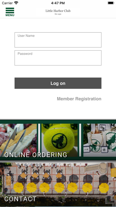Little Harbor Club Mobile App Screenshot