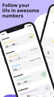 habit & life goal tracker app iphone screenshot 1