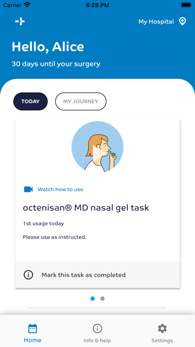octenisan app Screenshot