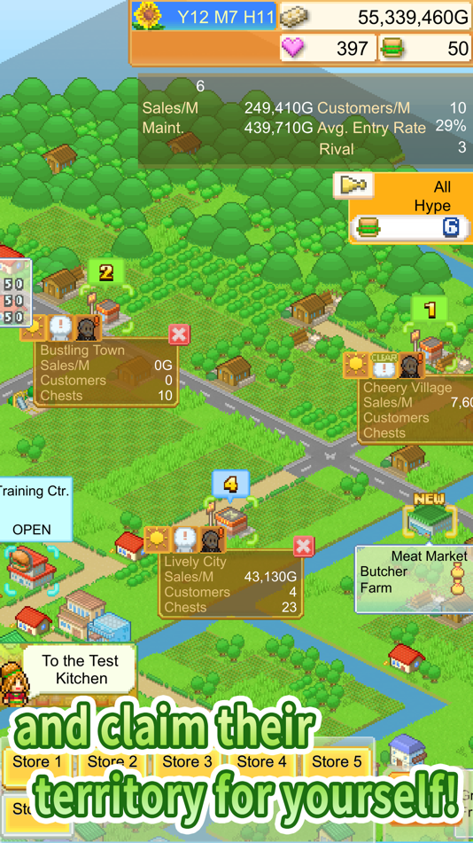 #4. Burger Bistro Story (iOS) 由: Kairosoft Co.,Ltd