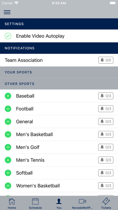 Nevada Wolf Pack Screenshot