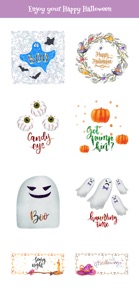 Halloween Glittering Quotes screenshot #5 for iPhone