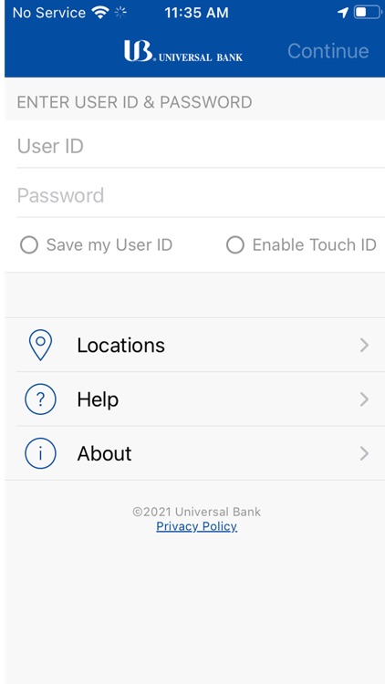 Universal Bank Mobile