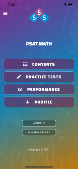 Game screenshot PSAT MATH mod apk
