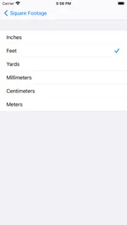 square footage assistant iphone screenshot 2