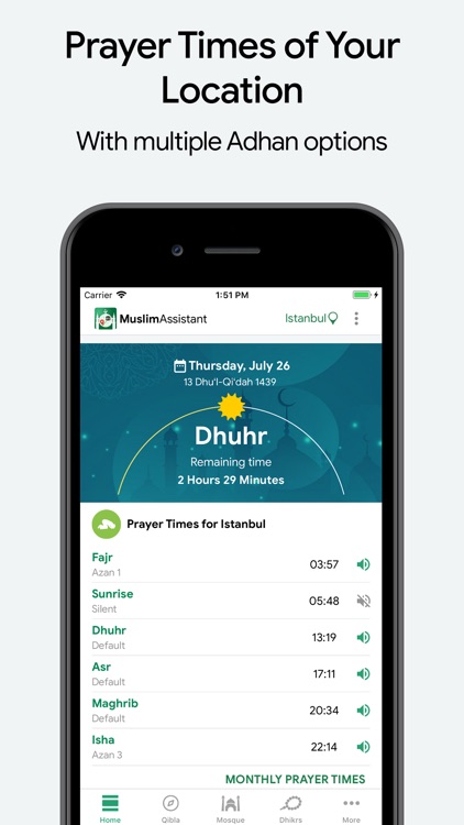 Muslim: Prayer Times, Qibla screenshot-0