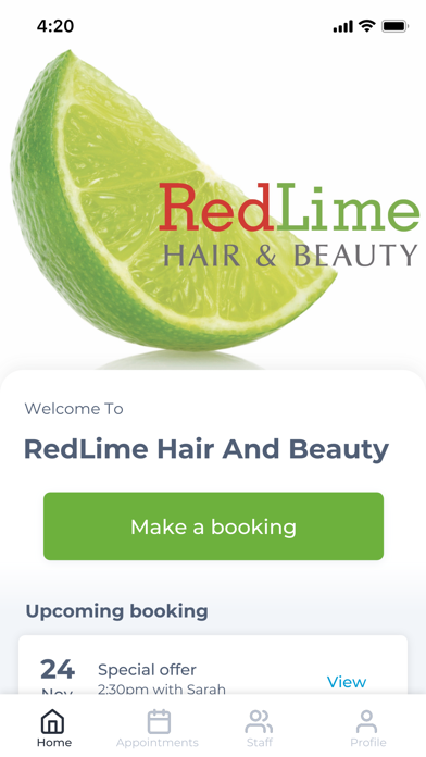 RedLime Hair And Beauty Screenshot