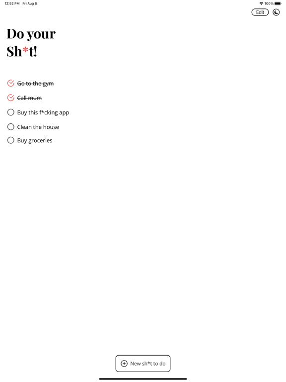 Screenshot #4 pour Do your sh*t!