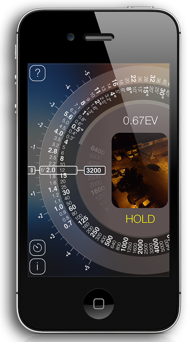 Light meter wheel Screenshot