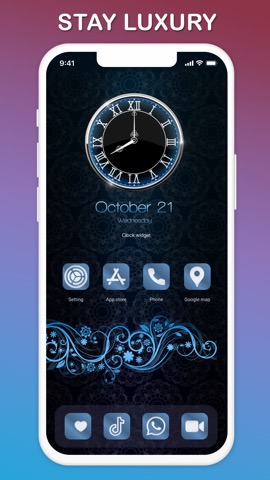 Clock Widget - Custom themesのおすすめ画像8