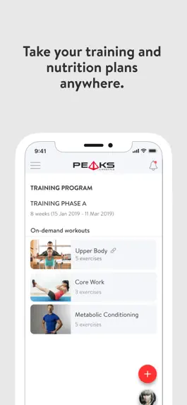 Game screenshot PEAKS Lifestyle Training apk