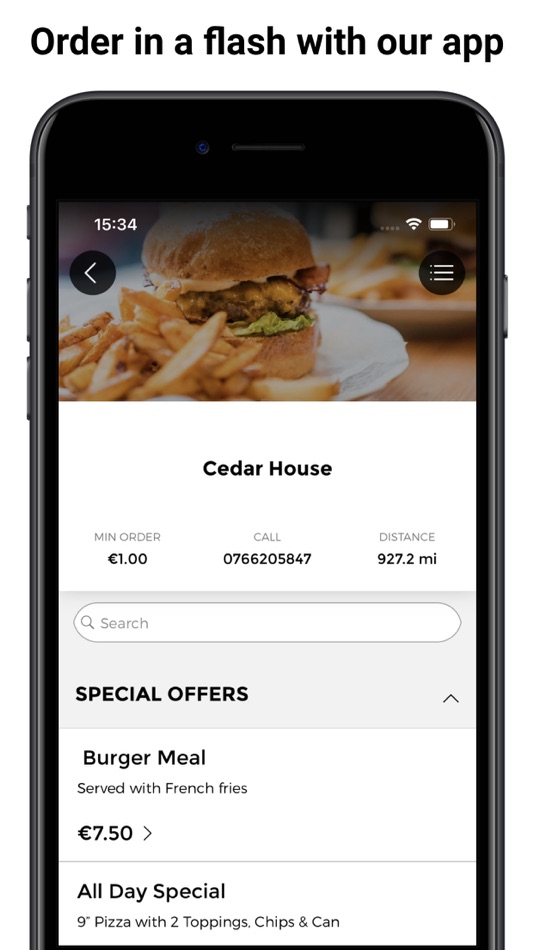 #1. Cedar House Limerick (iOS) 由: Flipdish