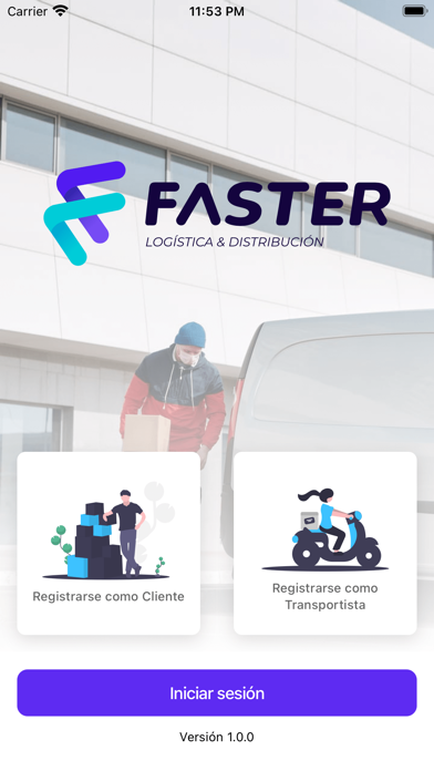 Faster: Envíos & Mensajería Screenshot